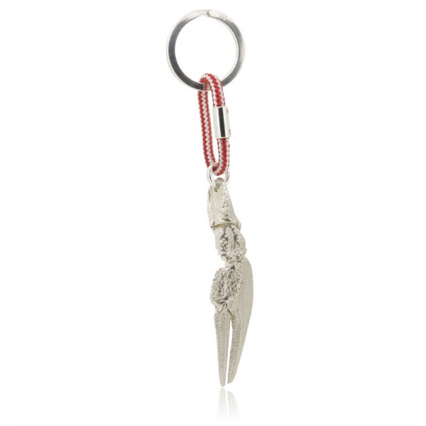 Cooler Schlüsselanhänger mit Krebsschere aus Silber sind ein tolles Geschenk für Männer und Segler